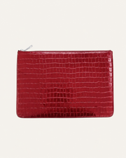 Croco Embossed Pouch