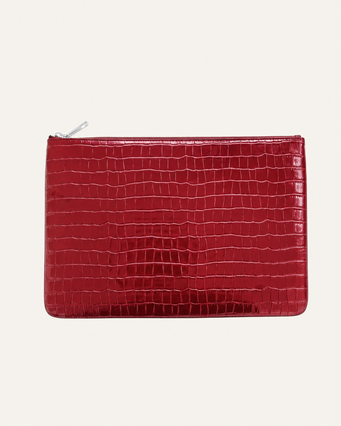 Croco Embossed Pouch